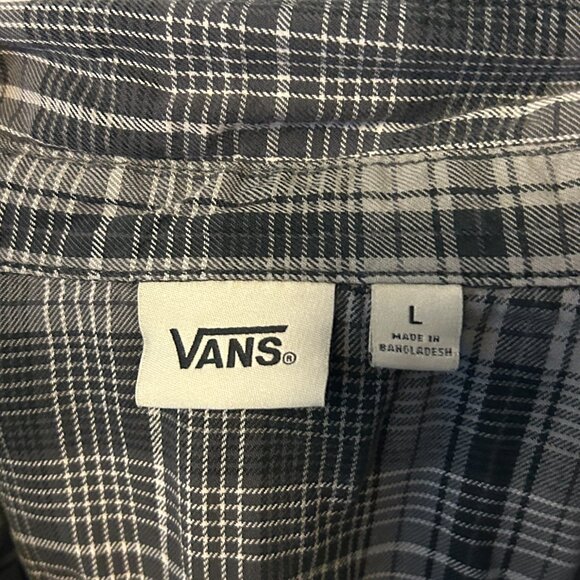 Vans Mens Button Down - Picture 2 of 3